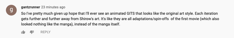 Illustration for article titled The Internet Reacts To The Ghost In The Shell's Full-3D Anime Style